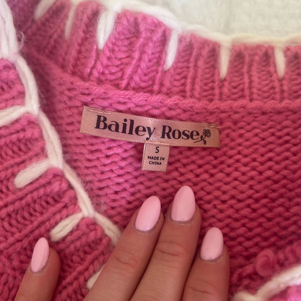 Pink Bow Sweater - Picture 2 of 2
